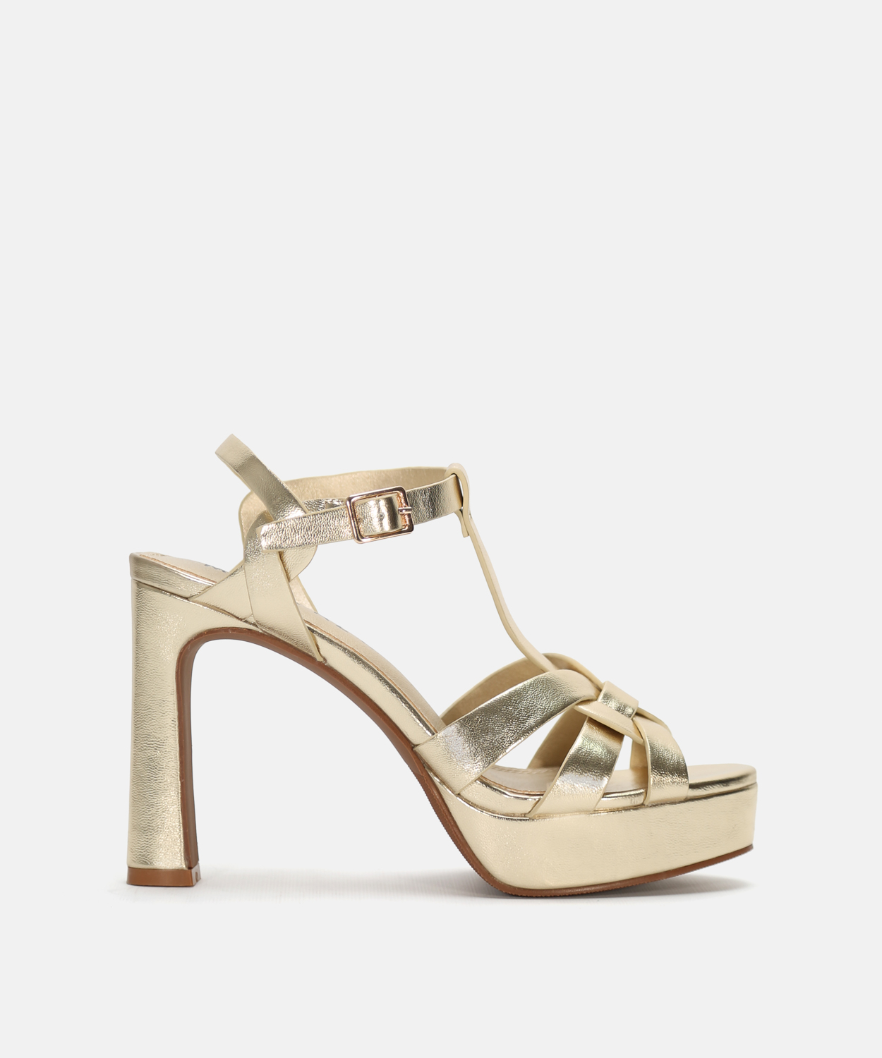 Sandalia plataforma tira en T image number null